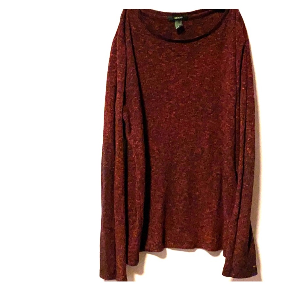 burgundy pullover
